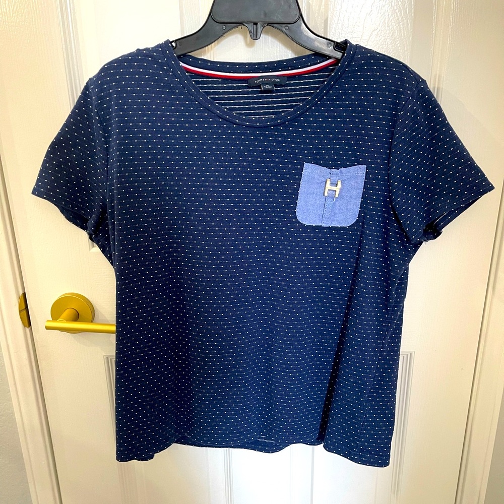 Tommy Hilfiger Navy T-Shirt, sz XL